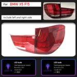 Car Styling Rear Lights for BMW X5 F15 2014-20 18 LED Taillight Dynamic Turn Signal Light Tail Lamp Assembly - Image 6