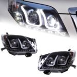 Headlight all LED for Toyota Prado LED Headlight Projector Lens 2010-2013 Front Drl Signal Driving Lamp