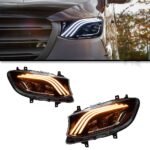 Headlights Assembly Upgrade For Benz Sprinter 20 18-2023 Angel Eye LED Headlights DRL Dymanic Turn Signal Lamp