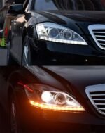 Car Headlights For Mercedes Benz W221 2006-2009 S300 S400 LED Light Replacement DRL High Beam Lens Daytime Front Headlight - Image 4
