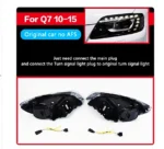 Auto Goods Head Lights for Audi Q7 2006-20 15 LED Headlight Projector Lens DRL Daytime Running Headlights Replacement - Image 8
