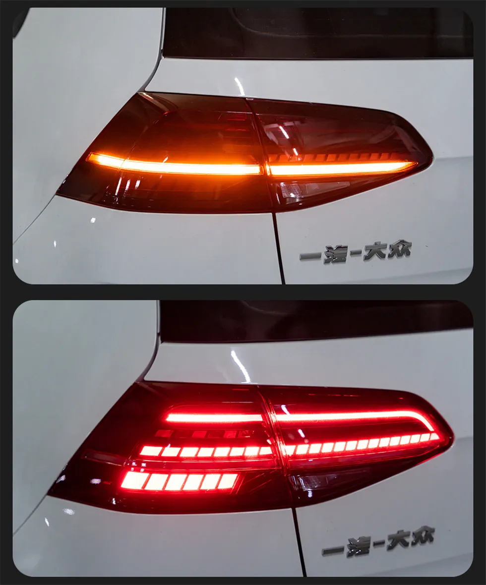 Car Styling Tail Light for VW Golf 7 MK7 MK7.5 20 13-20 20 Taillights Rear Lamp LED Signal Reversing Parking Lights