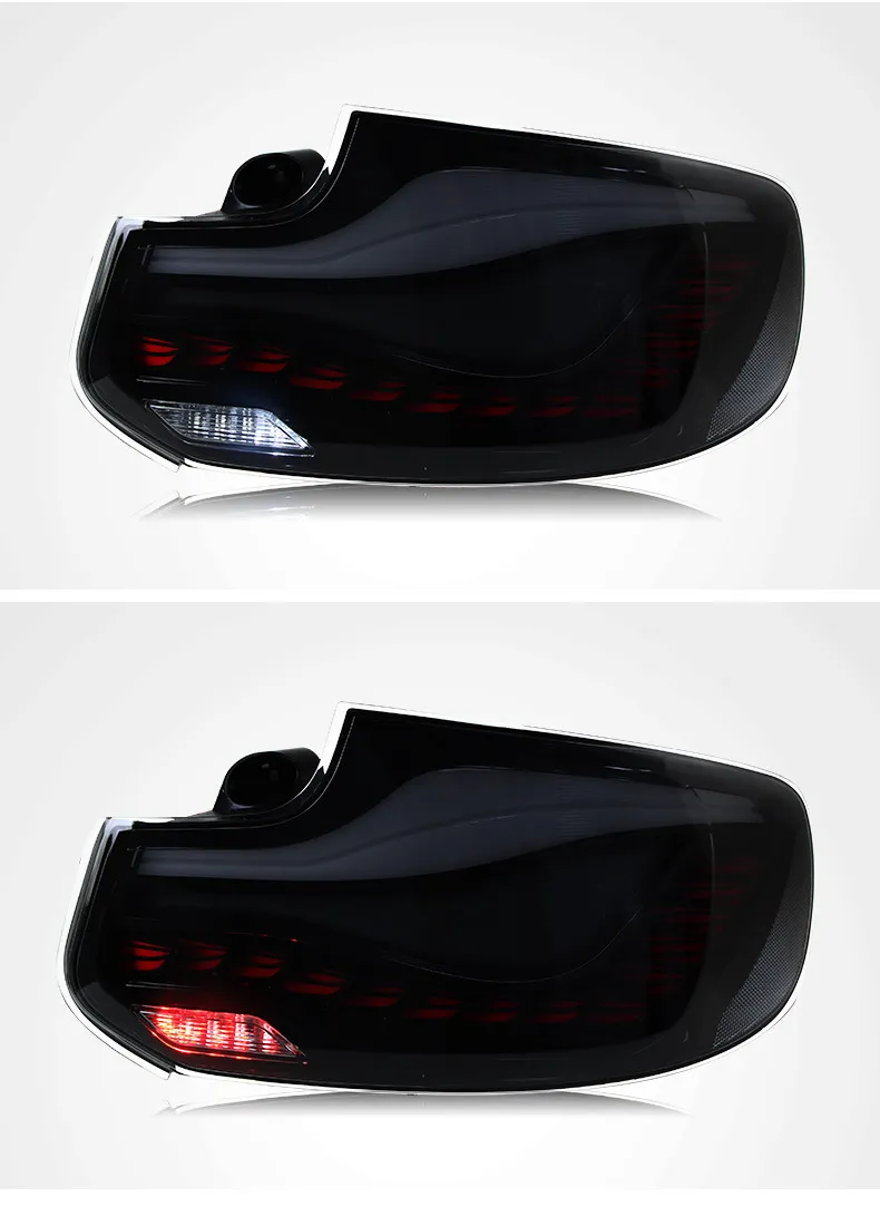 Auto Tuning Taillights for BMW 2 Series F22 2014-2022 LED Lights Assembly Dragon Scale Style Running Light Dynamic Turn Signal