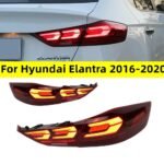 Cars For Hyundai Elantra 20 16-20 20 Taillights Rear Lamp LED DRL Running Signal Brake Reversing Parking light