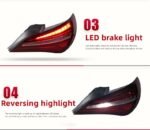 Car Rear Taillights For BENZ CLA 2013-20 19 W117 Taillight Assembly Upgrade High-end LED Light Guide Butterfly Tail Lights - Image 4