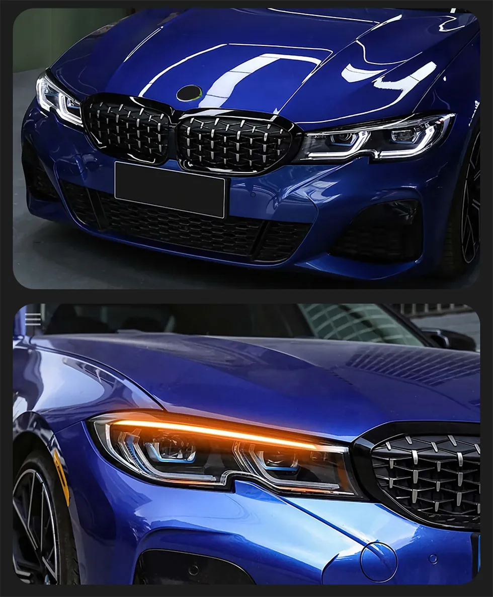 For BMW G20 Headlights 20 19-20 21 latest Laser Style M3 LCI LED Daytime Lights Dual Projector Car Headlight