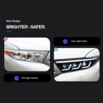 For Toyota 2012-2014 Highlander LED Headlight Kluger LED DRL Moving Turn Signal Front Light Assembly - Image 4