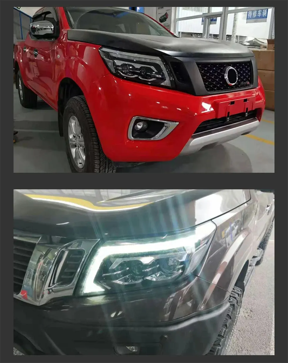 Auto Light Assembly for Nissan Navara NP300 20 15-20 20 LED Car Lamps Daytime Running Lights Dynamic Turn Signals Headlights