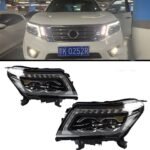 Auto Car Head Light Parts For Navara NP300 20 15-20 20 Modified LED Lamps Headlights DRL Turn Signal Running Lights