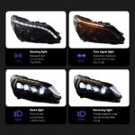 Auto Headlights for Peugeot 3008 5008 LED Headlight 20 17-20 20 Headlights 4008 5008 Car Front Daytime Light DRL Lamp - Image 4