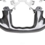 Real Carbon Fiber LED Steering Wheel for Nissan Patrol LED Performance Racing Wheel - Image 4