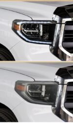 2 PCS Car Lights Parts for Toyota Tundra 20 04-20 18 Head lamps Full LED Headlight LED Dual Projector FACELIFT - Image 5