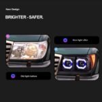 Toyota Land Cruiser Headlights 1998-2007 LC100 Head Lamps DRL Dynamic Turn Signal High Beam Projector - Image 3