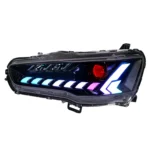 Car Front Headlights For Mitsubishi Lancer EX EVO 20 08-20 18 Modified Xenon Dynamic Turn Signal Lens Head Lights - Image 8