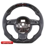 Steering Auto Carbon Fiber LED Performance Steering Wheel for Audi A6 A7 Accessories - Image 7