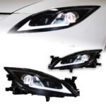 LED Headlight For Mazda 6 ATENZA Headlights 2009-20 16 Angel Eye Bi LED Signal Daytime Lights Accessory