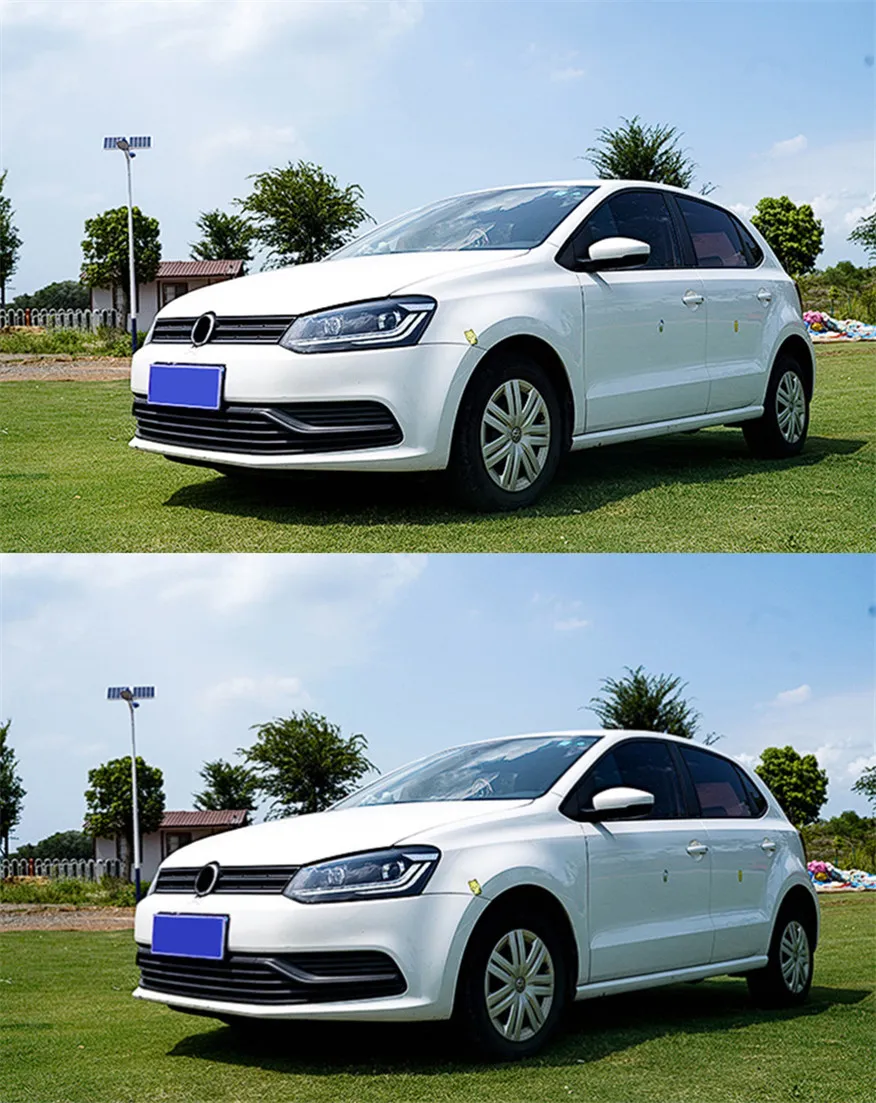 Car Headlights For VW Polo 20 11-20 18 Head Lights 2022 Style Replacement Headlight LED Low Beam Daytime Running Light