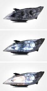 Car Headlights Assembly for CHANGAN EADO 2012-20 15 LED Daytime Running Light Highlight High Beam Xenon Headlight - Image 4