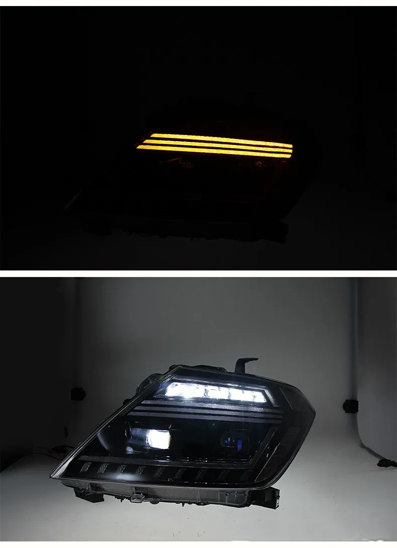 Full LED Headlights Assembly For Nissan Patrol Y62 20 12-20 19 LED Lens Driving Lights High Low Beam Front Lamp