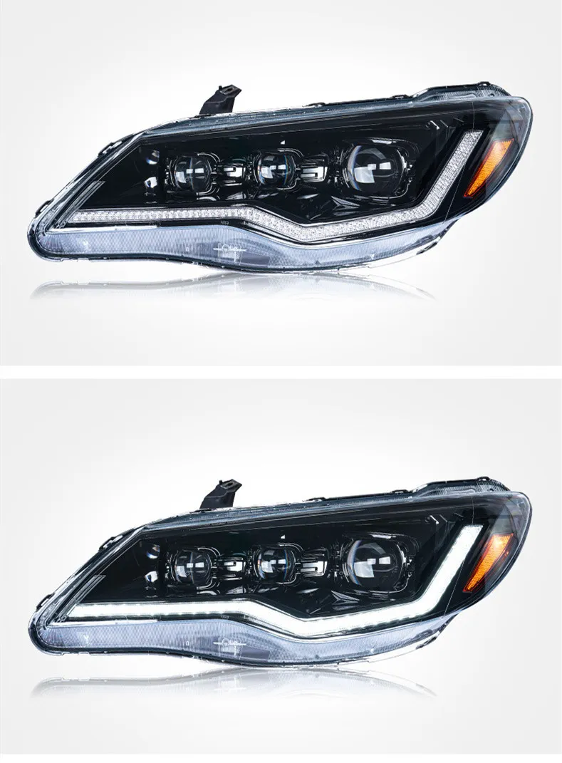 Headlight All LED for Honda CIIMO 20 12-20 15 Japanese Civic FD2 LED Daytime Light Turn Signal Headlights