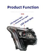 Car Head Lamp for Cadillac XTS LED Headlight 20 18-20 20 XTS DRL Turn Signal High Beam Angel Eye Daytime Headlights - Image 3