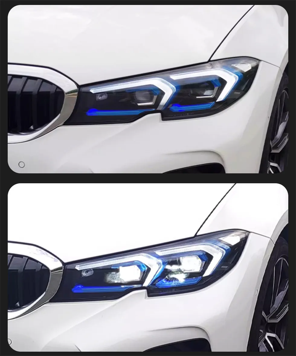 Headlight For 3 Series G20 20 19-20 21 Head Lights Laser Style Turn Signal Lamp LCI Replacement DRL Daytime Lights