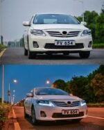 Car Styling For Corolla 2011-2013 LED Crystal Matrix Headlight DRL Fog Lamp Turn Signal Light Low & High Beam Headlights - Image 4