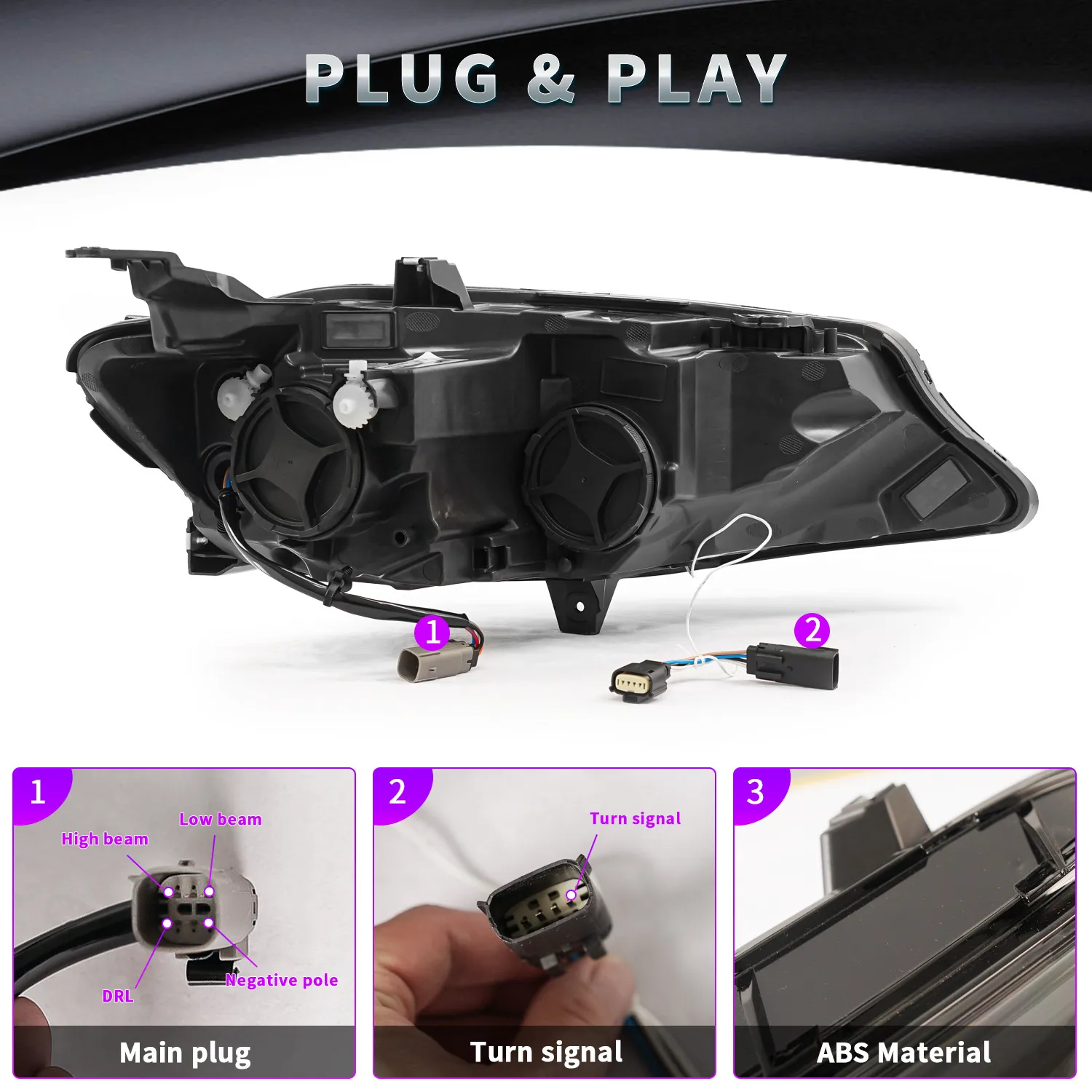 Headlight For Chevrolet Malibu XL 20 19-20 22 Upgrade DRL Dynamic Signal Lamp Head Lamp Front Light Assembly