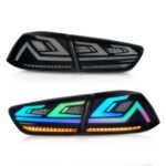 Car Parts LED Taillight For Mitsubishi Lancer EX EVO 20 08-20 18 RGB Sequential Turn Signal Lights Brake Taillights - Image 2