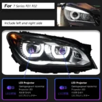 BMW F02 2009-2014 740i 730i 735i F01 Front Lights LED DRL Dynamic Turn Signal Headlamps Lens Auto Assembly - Image 6