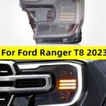 For Ford Ranger T8 2023 Car LED Headlight Assembly DRL Signal Front Lamp LED Modified Bifocal Lens Head Lights