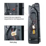 Car Taillight For TOYOTA HIACE 20 05-20 18 LED Dynamic Turn Signal Rear Lamp Fog Brake Reversing Taillights Assembly - Image 4