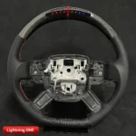 Car Carbon Fiber Steering Wheel for Range Rover LED Smart Racing Performance Wheel Steering System - Image 7