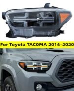 Headlights All LED For Toyota TACOMA 20 16-20 20 LED Lens Streamer Front Lights DRL High Beam Head Lamp