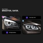 BMW F02 2009-2014 740i 730i 735i F01 Front Lights LED DRL Dynamic Turn Signal Headlamps Lens Auto Assembly - Image 3