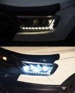 LED Headlight for Ford Ranger 20 16-20 20 High Beam Full LED Lens Headlights DRL Turn Signal Driving Headlamp - Image 2
