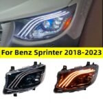 Mercedes Benz Sprinter 20 18-2023 Headlights Maybach Style Head Lamp Daytime Running Lights Turn Signal Accessory