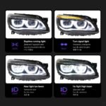 BMW F02 2009-2014 740i 730i 735i F01 Front Lights LED DRL Dynamic Turn Signal Headlamps Lens Auto Assembly - Image 4