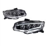 Car Styling Headlights For HONDA ACCORD 10th 20 18-2022 Upgrade 4 Lens LED Headlight DRL Dynamic Turn Signal Lights - Image 2