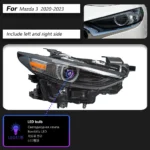 LED Headlights For Mazda 3 Axela 20 20-2023 LED Lights DRL HID Dynamic Turning Front Head Lights Assembly - Image 6