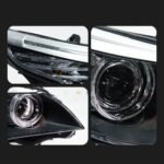 Auto Parts For BMW E60 2003-2010 5 Series 520i LED Auto Headlight Assembly Upgrade Angel Eyes Design Bicofal Lens - Image 5