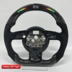 Steering Auto Carbon Fiber LED Performance Steering Wheel for Audi A6 A7 Accessories - Image 3