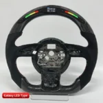 Steering Auto Carbon Fiber LED Performance Steering Wheel for Audi A6 A7 Accessories - Image 8