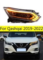 Auto Headlight Assembly For Qashqai 20 19-2022 LED Frontlight High Beam Daytime Running Lights Turn Signal Accessories