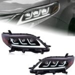 Car Lights Assembly for Toyota Sienna 2011-20 19 LED Turn Signal Daytime Light Hid Bi Xenon Auto Headlights Accessory - Image 3