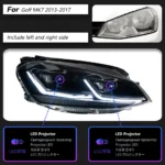 LED Headlight for Golf 7 MK7 GTI 20 13-20 17 Headlights Signal Light Day Running Light DRL LED Car Assembly - Image 6