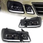 For Lexus LX LX470 Headlights 1997-2007 Front Lights LED DRL Dynamic Turn Signal Headlamps Lens Auto Assembly
