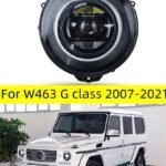 Auto Head Lamp for Benz W463 G500 Headlights G350 G55 G63 20 07-2021 LED Angel Eye Running Lights High Beam Headlight