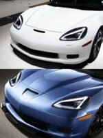 LED Headlight For Chevrolet Corvette ZR1 20 03-20 15 Headlights DRL Turn Signal High Beam Angel Eye Projector Lens - Image 3