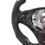 LED Performance Steering Wheels For BMW E82 E90 E87 E91 E92 E93 LED Forged Carbon Fiber Driving Wheel - Image 4